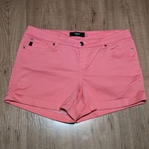 Torrid Plus Pink Shorts Cuffed Jean 18
